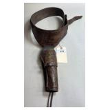 Brown Leather Gun Belt & Holster