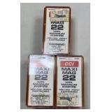 150 rnds CCI Maxi Mag .22 Magnum HP Ammo