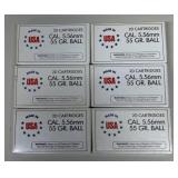 120 rnds Winchester 5.56mm Ammo