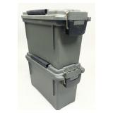 2 - .30 Cal Plastic Ammo Cans