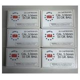 120 rnds Winchester 5.56mm Ammo