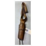 Brown Leather Gun Belt & Holster