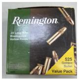 525 rnds Remington .22LR Golden Bullet Ammo