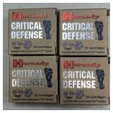 100 rnds Hornady 9mm Ammo