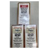 150 rnds CCI Maxi Mag .22 Magnum HP Ammo