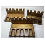 3 - Custom Wood Pistol Racks