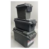 3 - Plastic Ammo Cans