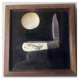 2 Blade Pocket Knife in Display Case