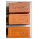 3 - Lyman Double Cavity Bullet Molds