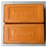 2 - Lyman .30 Cal Double Cavity Bullet Molds