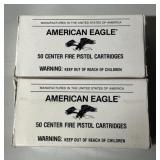 100 rnds American Eagle .357 Magnum Ammo