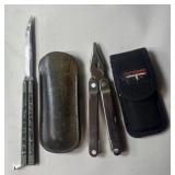 Butterfly Knife & Leatherman Multi Tool
