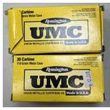 79 rnds UMC .30 Carbine Ammo