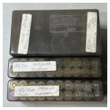 62 rnds .45-70 Reloads in Cartridge Boxes