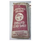 25 lbs Lawrence Brand No. 9 Chilled Lead Shot