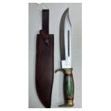 Timber Ratler Bowie Knife & Leather Sheath