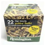 550 rnds Remington .22LR HP Ammo