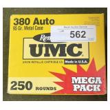 250 rnds Remington .380 Auto Ammo