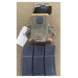 3-30 rnd AR15 Mags & Pouch