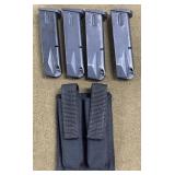 4 Beretta 15rnd 9mm Magazines
