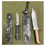 2 Sheath Knives