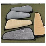 5 Handgun Soft Cases