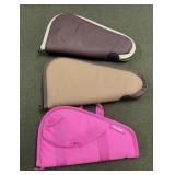 3 Hand Gun Soft Cases