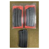 3 Ruger Mini 14 20rnd Mags
