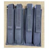 4-30 rnd Pistol Mags & 2 Mag Pouches