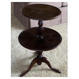 Two Tier Three Leg Parlor Table