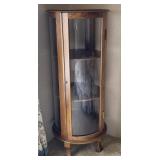 Cylinder Curio Cabinet