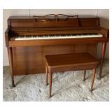 Wurlitzer Spinet Piano and Bench