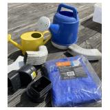 Tarpaulin, Watering Cans, Gutter