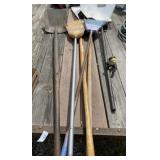 Brooms, Shovel, Rakes