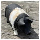 16" Cast Iron Hampshire Pig