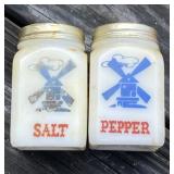 Windmill Salt n Pepper Shakers