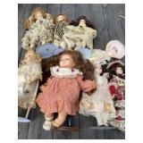 Large Lot of Dolls