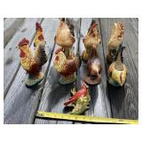 Bird and Chicken Figurines