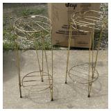 2 - Wire Plant Stands