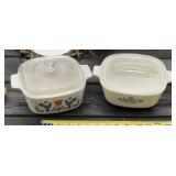 2 - Corningware Lidded Casseroles