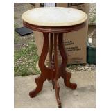 Oval Marble Top Table