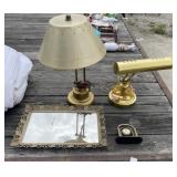 Lamps, Vanity Mirror, US Postal Clock