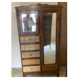 Mirrored Chifforobe