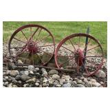 2 - 28" "Iron Wheels