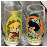 Pizza Hut Flintstone Glasses