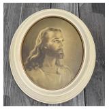 Oval Framed Jesus