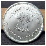 1 Troy Oz. Silver Round By Liberty Silver