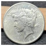1925 Peace Dollar AU
