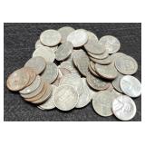 (50) 1943 Steel War Cents