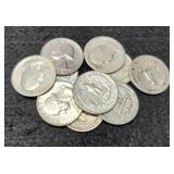 (10) Silver W. Quarters